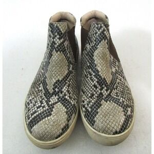 Coconuts By Matisse Harlan Women Flat Slip-on Sneakers Snakeskin 7.5‎ booties